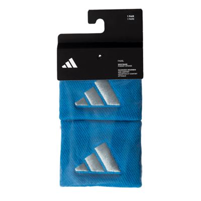 Muñequeras Adidas S Azul/gris X2