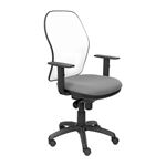 Silla de oficina ergonómica Piqueras y Crespo Modelo Jorquera tejido Bali gris 2