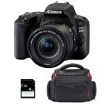 Canon EOS 200D + EF-S 18-55mm f/4-5.6 IS STM + Bolsa + SD 4Go