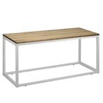 Mesa Centro Icub Industrial Vintage “ 45x100x40 cm. Blanco.