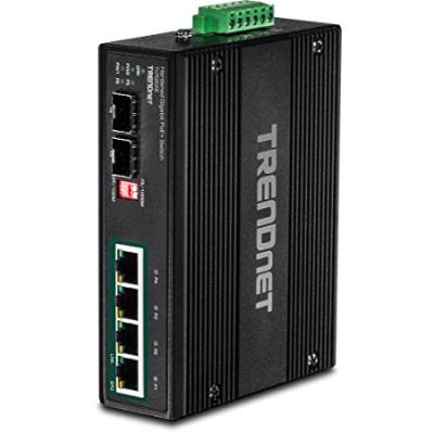 Trendnet Negro Ti-Pg62b No Administrado L2 Gigabit Ethernet (10/100/1000) Energía Sobre Ethernet (Poe) Switch