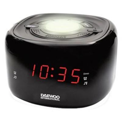 Radio Despertador Daewoo Dcr-440 Negro