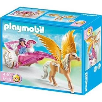 playmobil carruaje con pegaso