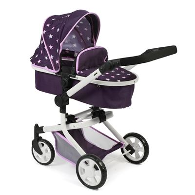 Cochecito De Muñecas Convertible ""mika"" , Stars Lila Bayer Chic 2000 595 71