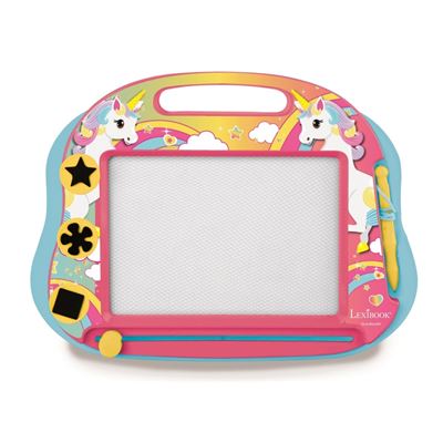Lexibook Pizarra Mágica Multicolor, Formato A5 Con Accesorios Magnéticos Para Dibujar, Unicornio