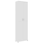 Armario de pasillo vidaXL aglomerado blanco 55x25x189 cm