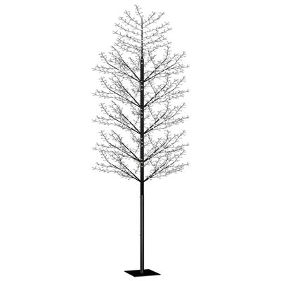 Árbol de Navidad vidaXL 2000 LED blanco cálido flores de cerezo 500 cm