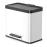 Cubo de basura pedal Oko T Plus TamañoL 3x9 L Blanco 0633-230_0