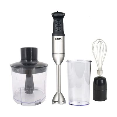 Batidora De Mano Edm 1200 W Negro/plateado