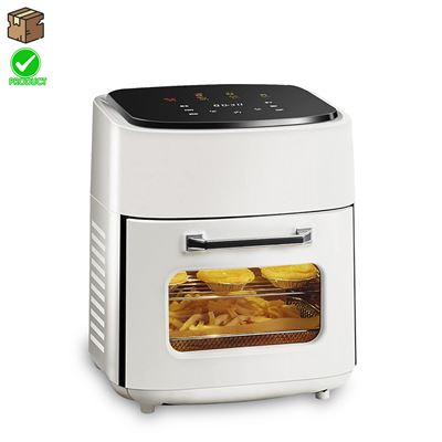 Freidora De Aire Dam 2 En 1 Con Horno 15l 1800w Panel Táctil Blanco