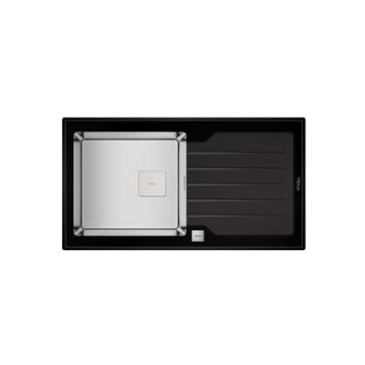 Fregadero Teka Diamond Rs15 1c1e86 Negro 115100011