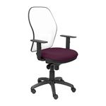 Silla de oficina ergonómica Piqueras y Crespo Modelo Jorquera tejido Bali morado 2