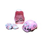 Set Mochila Protecc+Casco Des Park City Rosa