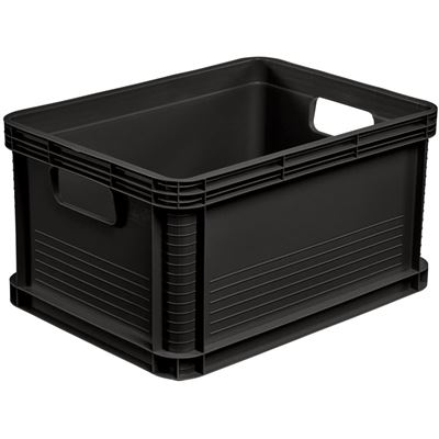 Caja De Almacenaje Keeeper Robert Gris Grafito 40x30x22cm 20l
