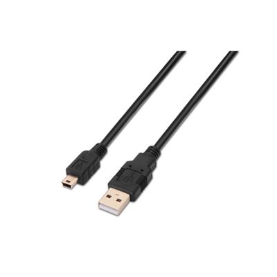Nanocable Negro Cable Usb 2.0, Tipo A/M-Mini Usb 5Pin/M, 3.0 M