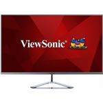 Monitor LED 31.5" Quad HD Viewsonic VX Series VX3276-2K-MHD Mate Negro Plata