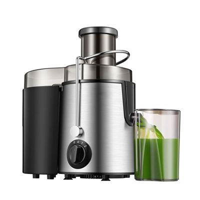 Licuadora Exprimidora Eléctrica Dam 800w Acero Inox Doble Velocidad (15-22000 Rpm) Plata