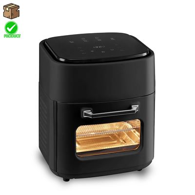 Freidora De Aire Dam 2 En 1 Con Horno 15l 1800w Panel Táctil Negro