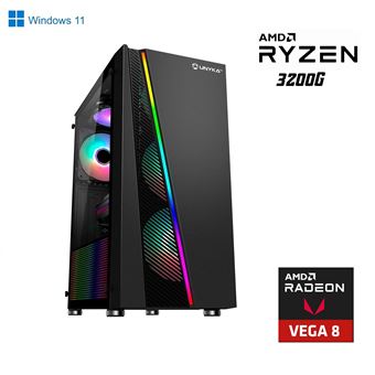 PC Gaming Joybe Computers AMD Ryzen 3 3200G Grafica Radeón Vega 8  RAM 16 Gb M.2 SSD 256 GB Wifi Windows 11 - 1