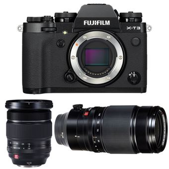 Fujifilm X T3 Negro Xf 16 55mm F2 8 R Lm Wr Xf 50 140mm F2 8 R Lm Ois Wr Negro Camara De Fotos Hibrida Digital Los Mejores Precios Fnac