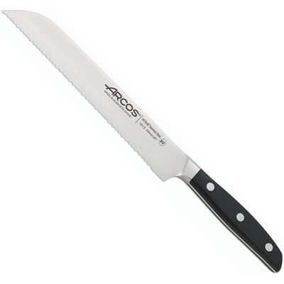 Cuchillo Panero Arcos Manhattan Negro Hoja 200mm
