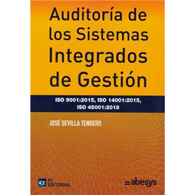 Auditoria De Los sistemas internos libro josé sevilla tendero español sitemas integrados gestion