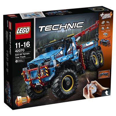 Lego Technic 42070, Camión Grúa Todoterreno 6x6