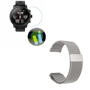 Kit Milanese Loop Cierre Magnético Protectora Pantalla Gel Full Cover Xiaomi Amazfit Pace 2 Cinza - Fundas y carcasas para smartwatch - Los mejores precios | Fnac
