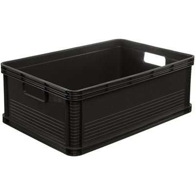 Caja De Almacenaje Keeeper Robert Gris Grafito 60x40x22cm 45l