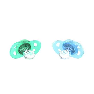 Twistshake 78288 Pack de 2 chupetes silicona partir 6 meses sin bpa pastel baby bluemint green azulverde