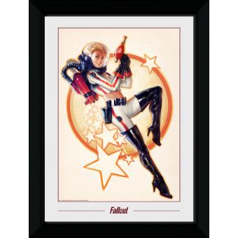 Fotografia enmarcada Fallout Nuka Girl (30mm Negro)