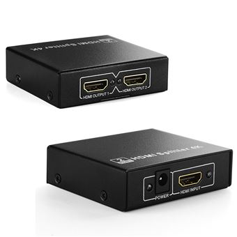 Splitter Multiplicador HDMI 1 × 2 - 1 Entrada 2 Salidas 4K 2160p HDMI 2.0 /  HDCP 2.2 Multi4you - Cable y adaptadores vídeo - Los mejores precios