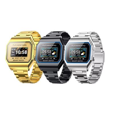 Smartwatch KW18, Frecuencia cardíaca 24/7, Calorías y