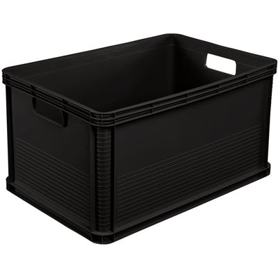 Caja De Almacenaje Keeeper Robert Gris Grafito 60x40x32cm 64l