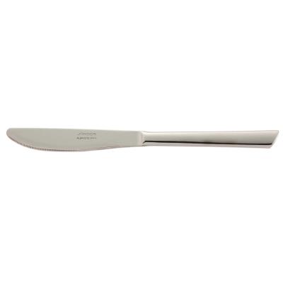 Cuchillo De Mesa Arcos Toscana 570900 Monoblock De Una Pieza De Acero Inoxidable 18/10, Espeso R 3 Mm Y Hoja De 10 Cm En Caja