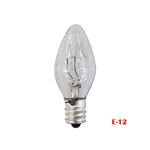 Bombilla vela-mini clara 7w 220/240v e-12