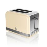 Swan 2-Slot Retro Toaster ST19010CN Crema