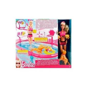 barbie piscina de perritos