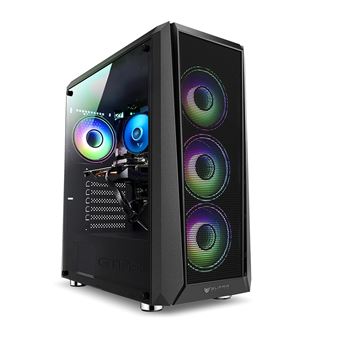 PC Gaming PC Racing - AMD Ryzen 5 4600G, 16 GB DDR4, 1 TB SSD NVMe, AMD Radeon RX 6600 - 1