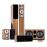 auna Linie-501-WN 5.1 Sistema de sonido home cinema 600W RMS (2 altavoces de pie 280W, subwoofer activo 500W, 2x altavoz estantería 100W, central 120W, cable 25m, entrada RCA, color nogal)_0