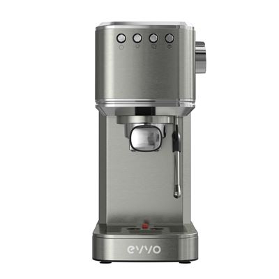 Cafetera Express Evvo Intensa 20, Cuerpo De Acero, 20 Bares De Presion, Espressos Y Capuccinos, 1350w, Doble Salida, Portafiltros, Depósito De 1,5 L