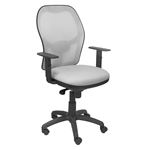 Silla de oficina ergonómica Piqueras y Crespo Modelo Jorquera tejido Bali gris 3