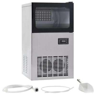 Máquina Para Hacer Cubitos De Hielo Vidaxl 420w 45 Kg / 24 H Negro
