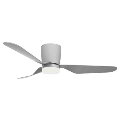 Ventilador De Techo Gsc Solesia Con Luz Cct Regulable Y Mando Ø132 3 Aspas Dc Gris