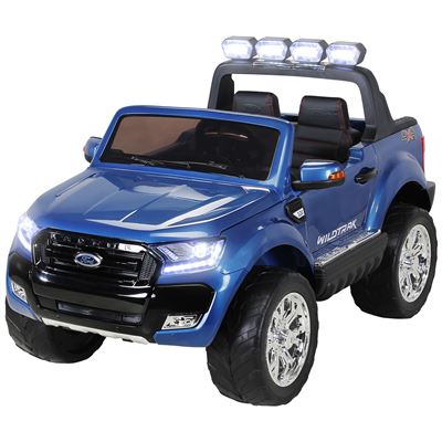 Coche eléctrico para niños Ford Ranger Wildtrak Allrad Licencia azul