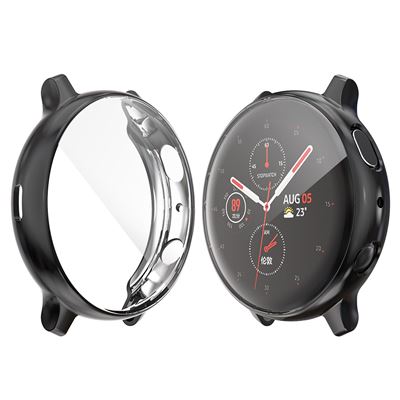 Funda protectora de TPU enchapado Anti-choque para Samsung Galaxy Watch  Active 2 44mm, Negro - Protector de pantalla para móviles - Los mejores  precios | Fnac