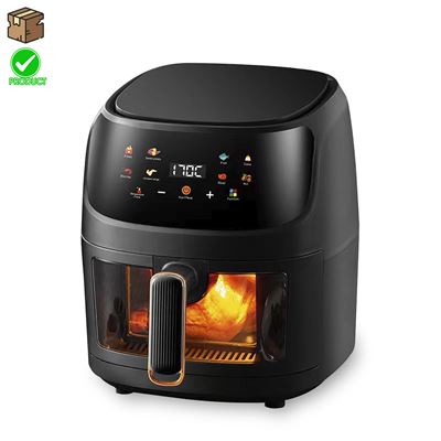 Freidora De Aire Dam 8l 1400w Panel Táctil Negro