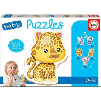 Es-Es|No Comunicado Animales Salvajes Baby Puzzles