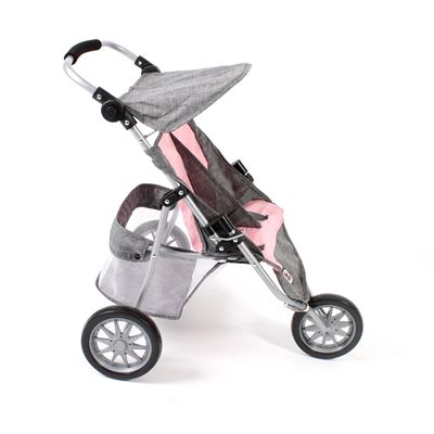 Cochecito Jogger para gemelos gris rosa Bayer Chic 2000 697 15 Accesorios muneca Los mejores precios Fnac