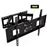 Soporte de pared para pantallas de 32-65? 81-165cm inclinable y orientable nivel de aire, Negro_0